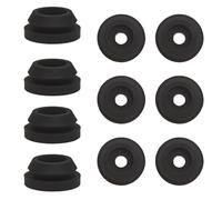 lqwidyf 10 Pcs RV Stove Top Grommets, Rubber Grommet Kit for Magic Chef, Atwood Stove Grates to Reduce Scratches, Rv Stove Cover for RV Camper Kitchen Trailer, Black