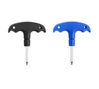 lqwidyf 2 Pcs Golf Torque Wrench Tool Golf Wrench Stainless Steel Portable Golf Driver Club Adjustment Tool with Plastic Handle, T25 (Blue) & T20 (Black)