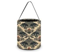 LQWOK Candy Basket, Elephants Printed Candy Basket,trick Or Treat Handbag,portable Candy Basket, Elephants, One Size