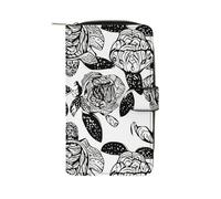 LQWOK Wallet, Animals Sea Turtles Printed Wallet,travel Wallet,durable Wallet,portable Wallet,universal Wallet,leather Wallet, Animals Sea Turtles, 19.7x11x3.5cm, Modern