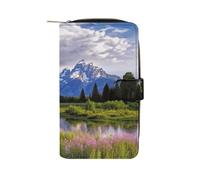 LQWOK Wallet, National Park Printed Wallet,travel Wallet,durable Wallet,portable Wallet,universal Wallet,leather Wallet, national park, 19.7x11x3.5cm, Modern