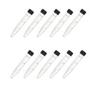 LQXHZ 10 Pcs Pointed Bottom Centrifuge Tube With Screw Cap Centrifugal Test Tubes Conical 15ml Graduated Glass