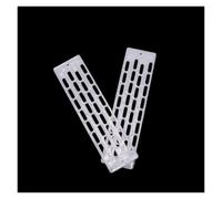 LQXHZ 100pcs Rearing Anti Escape Run Fly Away Bees Queen Plastic Spacer Ward Beehive Blocker Barrier Sheet Nest Door Gate Suplies(White)