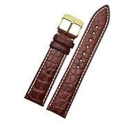 LQXHZ 12mm 14mm 16mm 18mm 20mm 22mm 24mm Black Crocodile Leather Alligator Watch Strap Men And Women Band Accessories(Smokey Mauve,23mm)