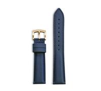 LQXHZ 18mm 19mm 20mm 22mm PVC Sailcloth Straps For Watches Men Women Quick Release Waterproof Watch Bands(Blue Gold,18mm)