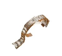 LQXHZ 20mm Stainless Steel Bracelet Vintage Watch Band Strap Compatible With Rolex Submariner 16610(Silver with logo)