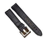 LQXHZ 22 Mm Genuine Leather Watchband Men's Watch Strap Compatible With Montblanc Star Wtach Band Belt Bracelet Brown Black Blue (Color : Black, Size : 22mm)