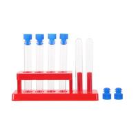 LQXHZ 5pcs Plastic For Science Toy Kids Clear Science Learning Plastic Test Tube For Kids Tools Rack Lightweight