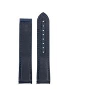 LQXHZ 8 colors Curved end Strap Compatible With Omega Seamaster 300 Ocean Speedmaster 8900 Planet Ocean 20m 22mm Fabric Nylon Rubber men WatchBand(Blue no clasp,22mm)