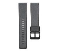LQXHZ Canvas Silicone Strap 20mm 22mm 24mm Diving Waterproof Rubber Nylon Quick Release Watch Band(Grey02,20mm)
