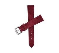 LQXHZ Classic Leather Watch Strap Quick Release Vintage Watchbands 18mm 19mm 20mm 22mm(Wine red,18mm)