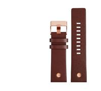 LQXHZ Cowhide Watchband Compatible With Diesel DZ4323 DZ1657 DZ4318 DZ7312 DZ7257 Men Watch Strap Bracelet 24MM 26MM 28MM 30MM(Celestial Teal,30mm)