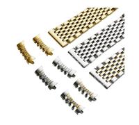 LQXHZ Curved End Stainless Steel Watch Band 12mm 14mm 16mm 18mm 19mm 20mm 22mm Replacement Watch Strap Clasp Watchband Bracelet(Silver rose gold,20mm)