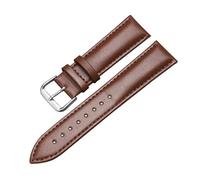 LQXHZ Genuine Leather Watch Bands Strap 12mm 13mm 14mm 15mm 16mm 17mm 18mm 19mm 20m 21mm 22mm 23mm 24mm Men General Watch Band Straps(Brown,17mm)