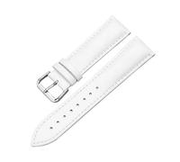 LQXHZ Genuine Leather Watch Bands Strap 12mm 13mm 14mm 15mm 16mm 17mm 18mm 19mm 20m 21mm 22mm 23mm 24mm Men General Watch Band Straps(White,13mm)