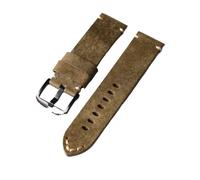 LQXHZ Handmade Italian Leather Strap, 20MM 22MM 24MM 26MM, High-end, Suitable For Men's Watchband(A Brack Buckle,24mm)