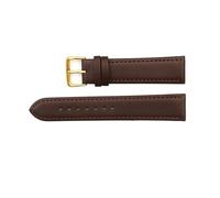 LQXHZ Litchi Genuine Leather Watch Strap Plain Weave Watchband Women Men Watch Band 8mm 10mm 12mm 14mm 16mm 18mm 20mm 22mm 24mm(Plain Dark Brown,24mm)