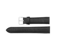 LQXHZ Litchi Genuine Leather Watch Strap Plain Weave Watchband Women Men Watch Band 8mm 10mm 12mm 14mm 16mm 18mm 20mm 22mm 24mm(Litchi Black,22mm)
