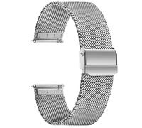 LQXHZ Milan Stainless Steel Mesh Watch Band, 8-24mm, Quick Release Watch Straps For Mens Women(Silver,13mm)
