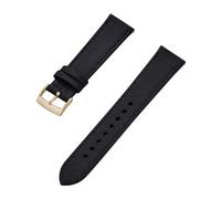 LQXHZ Nylon Leather Quick Release Watch Strap 18mm 20mm 22mm Replacement Band For All Brand Watches(Black Gold,18mm)