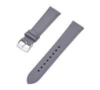 LQXHZ Nylon Leather Quick Release Watch Strap 18mm 20mm 22mm Replacement Band For All Brand Watches(Gray Silver,20mm)