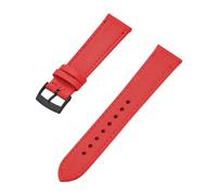 LQXHZ Nylon Leather Quick Release Watch Strap 18mm 20mm 22mm Replacement Band For All Brand Watches(Red Black,20mm)
