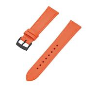 LQXHZ Nylon Leather Quick Release Watch Strap 18mm 20mm 22mm Replacement Band For All Brand Watches(Orange Black,22mm)
