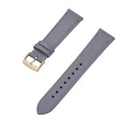 LQXHZ Nylon Leather Quick Release Watch Strap 18mm 20mm 22mm Replacement Band For All Brand Watches(Gray Gold,22mm)