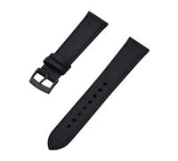 LQXHZ Nylon Leather Quick Release Watch Strap 18mm 20mm 22mm Replacement Band For All Brand Watches(Black Black,22mm)
