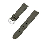 LQXHZ Nylon Leather Quick Release Watch Strap 18mm 20mm 22mm Replacement Band For All Brand Watches(Army Green Silver,20mm)