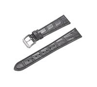 LQXHZ Quick Release Classic Bamboo Leather Watch Strap New Men Women Leather Watchbands 16mm 18mm 19mm 20mm 21mm 22mm(Gray,19mm)