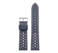 LQXHZ Quick Release Cowhide Watch Strap Genuine Leather Wristband Bracelet 18mm 19mm 20mm 22mm(Blue,20mm)