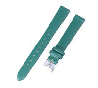 LQXHZ Quick Release Leather Watch Strap For Men And Women Belt Accessories Replacement(Dark green,10mm)