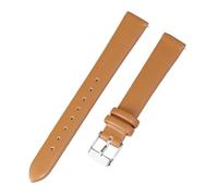 LQXHZ Quick Release Leather Watch Strap For Men And Women Belt Accessories Replacement(Light brown,14mm)