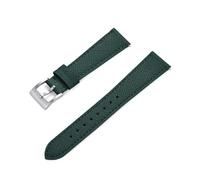 LQXHZ Quick Release Vintage Stitched Leather Watch Strap 18mm 19mm 20mm 21mm 22mm 23mm 24mm Saffiano Leather Watchbands(Green,19mm)