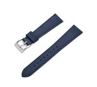 LQXHZ Quick Release Vintage Stitched Leather Watch Strap 18mm 19mm 20mm 21mm 22mm 23mm 24mm Saffiano Leather Watchbands(Blue,20mm)