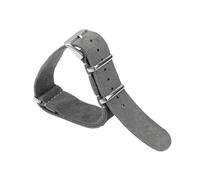 LQXHZ Suede Leather Watch Strap Soft Watch Band 18mm 20mm 22mm 24mm Stainless Steel Square Buckle Women Men Wrist Replacement Strap(Gray,18mm)