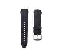 LQXHZ Suitable Compatible With LG Watch Urbane 2 LTE LG W200 Smart Watch Silicone Rubber Strap Wristband Bracelet Black White Belt Band(Black)