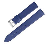 LQXHZ Thin Watchbands Genuine Leather Watch Strap Band 12mm/14mm/16mm/18mm/20mm 22mm Watch Band Belt(Blue 2,18mm)