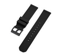 LQXHZ Watch Strap 18mm 20mm 22mm Fluoro Rubber Watchbands Quick Release Diving For Each Brand Smart Watches(Black black,22mm)