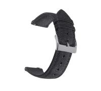 LQXHZ Watch Strap Quick Release Sport Nylon Band 18mm 19mm 20mm 21mm 22mm 24mm(Black,18mm)