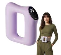 Lqyom Deep Tissue Percussion Massage Gun, 2025 Ergonomic Fascia Blaster with 3 Modes & 5 Intensities, Fast Fat Burning & Body Shaping Yoga Ring Massager for Muscle Relief & Relaxation (Purple)