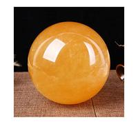 LQYXGS Crystal Stone Home Decor 1pcs 80mm Natural Crystal Stone Yellow Calcite Ball(50mm)