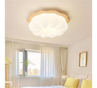 LQZCXMF Bedroom Lighting - Creamy Style LED Flush Mount Ceiling Light Fixture Three Color Temperature With Acrylic Lampshade Ceiling Lamp For Bedroom Living Room Boys Girls Kids Room