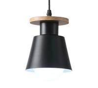 LQZCXMF Black and White Ceiling Pendant Lights Semi-Flush Mount Lighting Fixtures Modern Minimalist Shade French Elegant Chandeliers for Bedroom, Hallway, Café, Restaurant Adjustable E27 60W Lamp