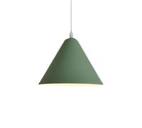 LQZCXMF Modern Colored Pendant Lamp Matte Finish Metal E27 Chandelier Adjustable Nordic Macaron Pendant Light Fixtures Conical Design for Dining Rooms, Bedrooms, and Bedside Lamps