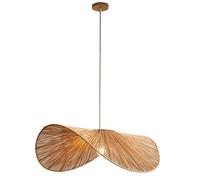 LQZCXMF Nordic Style Hemp Rope Chandelier Hanging Rattan Ceiling Pendant Lighting Wicker Coastal Retro Light Fixtures For Hallway Entryway Kitchen Island Dining Room Bedroom