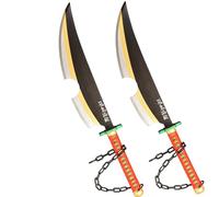 LQZJG Anime Bamboo Cosplay Sword, Uzui Tengen Katana 78 cm / 30.9 Inches