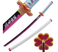 LQZJG Anime Bamboo Sword Cosplay Sword, Kanroji Mitsuri Sword Katana 103 cm / 40 Inches