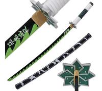 LQZJG Anime Bamboo Sword Cosplay Sword, Shinazugawa Sanemi Sword Katana 103 cm / 40 Inches